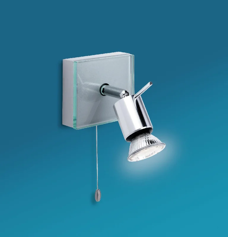 Adjustable track lighting for living roomsAqua Single Spot (Switched) Aluminium with Clear Glass Adjustable track lighting for living roomsAqua Single Spot (Switched) Aluminium with Clear Glass