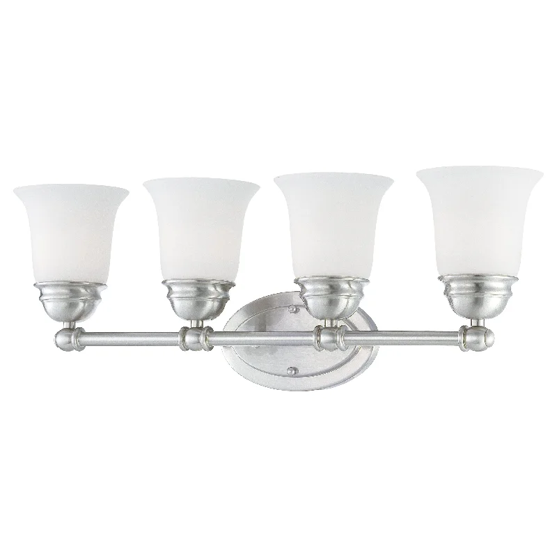 Track lighting with multiple heads for flexibilityBella 24.5" Wide 4-Light Vanity Light Track lighting with multiple heads for flexibilityBella 24.5" Wide 4-Light Vanity Light