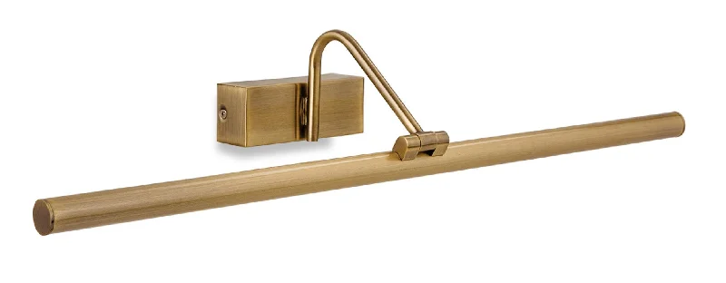Track lighting for outdoor gardensLED Picture Light Antique Brass
