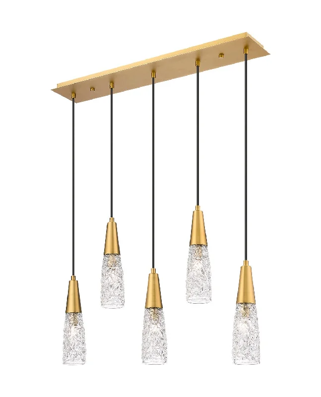 Industrial Lighting for Chemical PlantsAmherst Brook Five Light Island Pendant