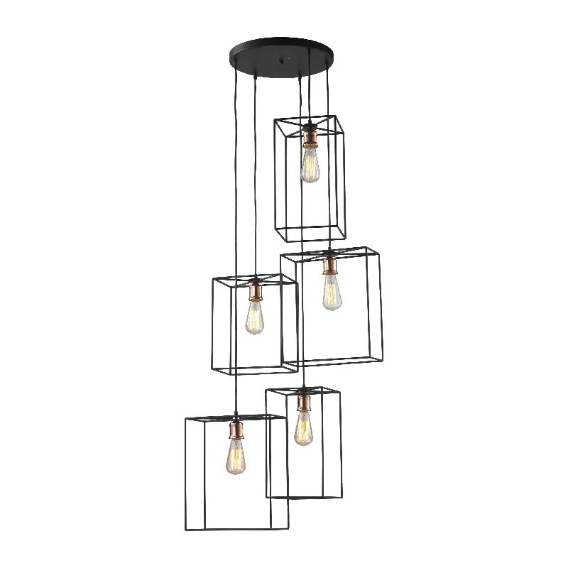 Track lighting with a long - lasting lifespanBox 21" Wide 5-Light Pendant