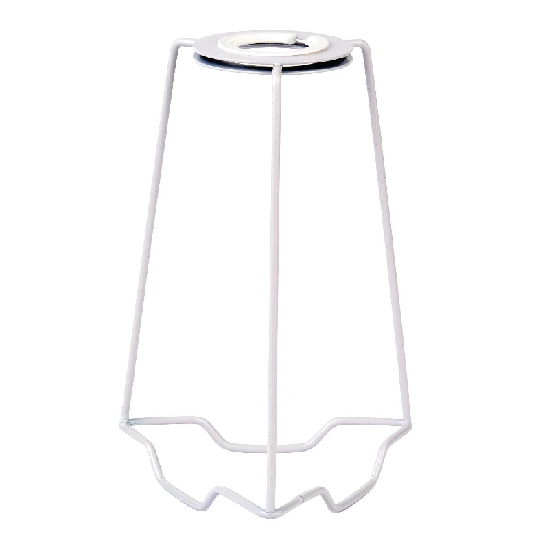 Track lighting with frosted glass shadesShade carrier 7 inch | White