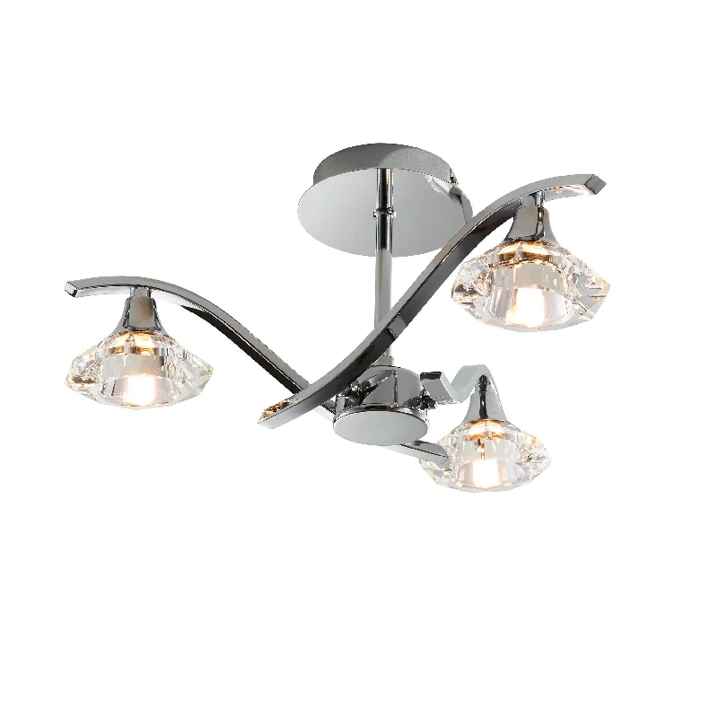 Track lighting for updating office lobbiesLangella 3lt semi flush