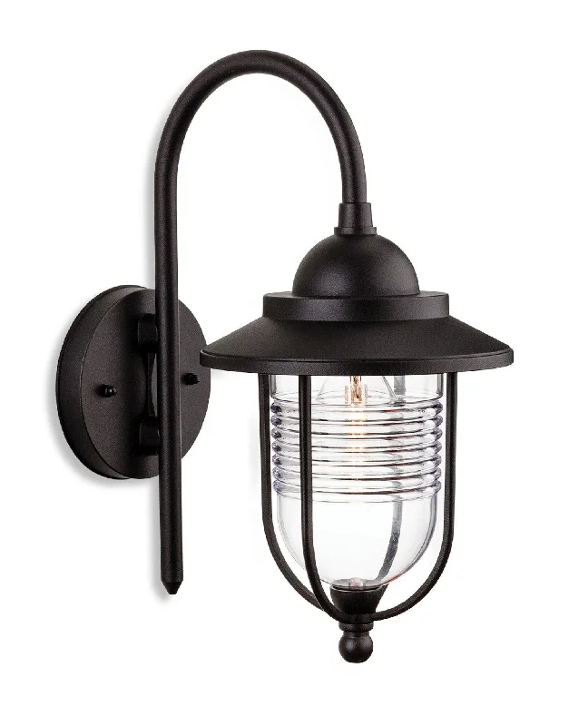 Track lighting with clear glass shadesOregon Lantern Black
