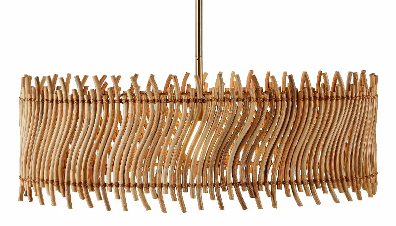 Track lighting with a decorative track designCabrera Oval Pendant