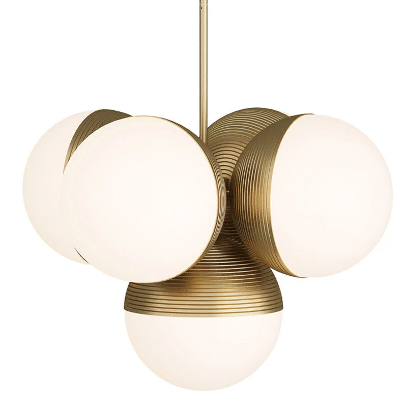 Wireless track lighting for easy installationBaptiste Chandelier