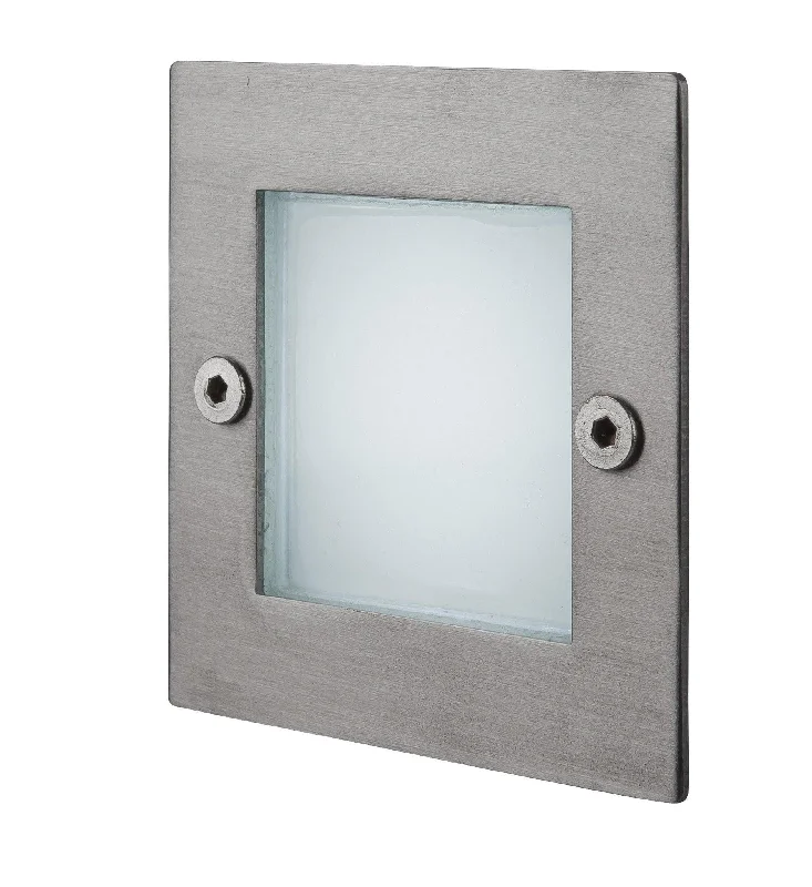 Track lighting for illuminating dining tablesLED Wall & Step Light Stainless Steel