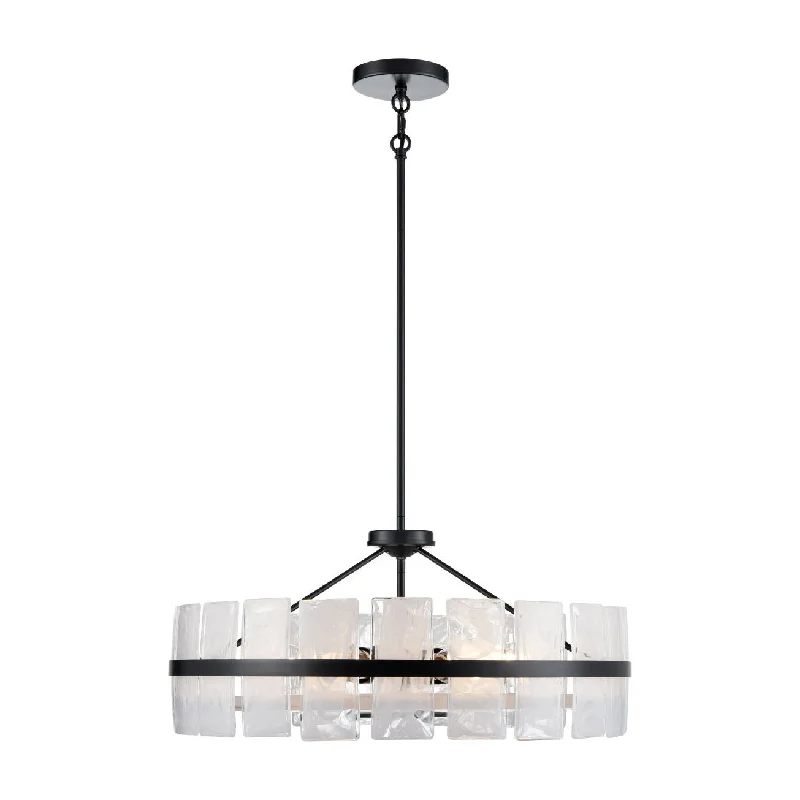 Track lighting for highlighting bookcasesLuna 5-Light Pendant