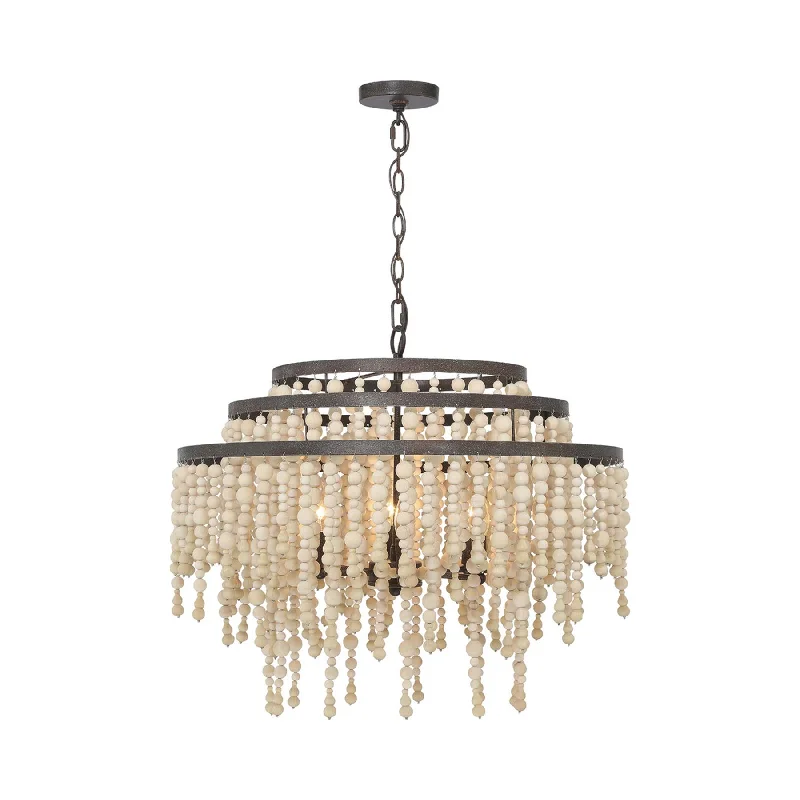 Track lighting for accentuating artworksPoppy Chandelier