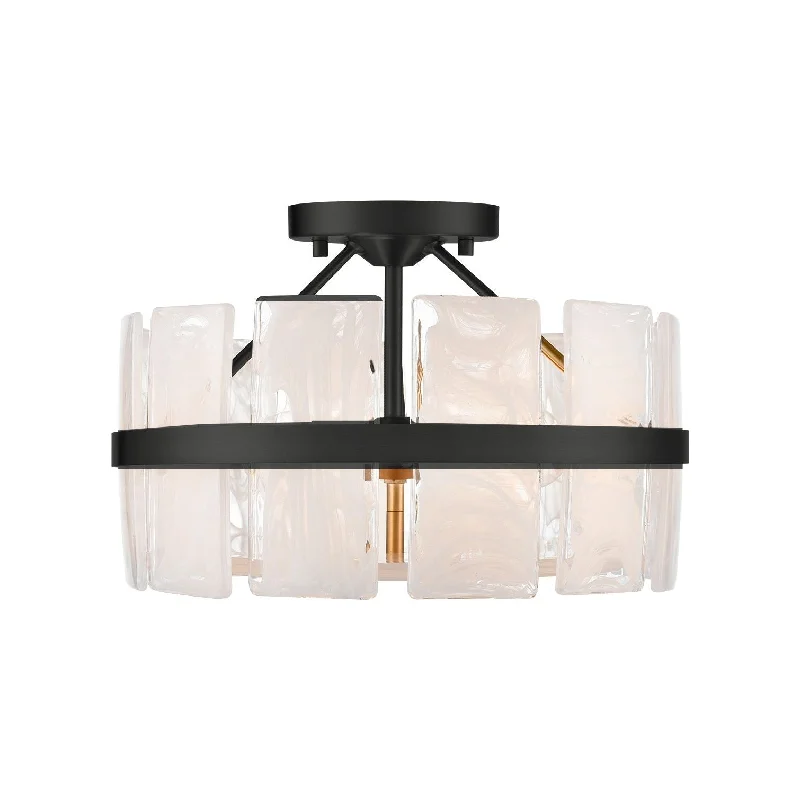 Track lighting with integrated LED driversLuna 3-Light Flush Mount