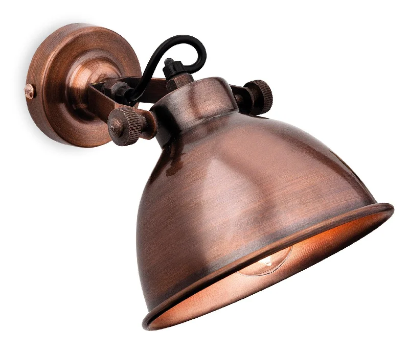 Track lighting for creating a moody atmosphererustic farmhouse wall lamps with wooden accents for cozy bedroomsMantis Wall Light Antique Copper Track lighting for creating a moody atmosphererustic farmhouse wall lamps with wooden accents for cozy bedroomsMantis Wall Light Antique Copper
