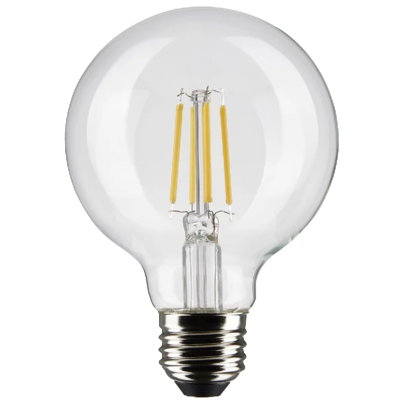 Explosion - Proof Industrial Lighting for Hazardous LocationsG25 Filament LED Globe Bulb, 6 Watts, 500 Lumens, 2700K, E26 Medium Base, Clear, Pack of 2 Explosion - Proof Industrial Lighting for Hazardous LocationsG25 Filament LED Globe Bulb, 6 Watts, 500 Lumens, 2700K, E26 Medium Base, Clear, Pack of 2