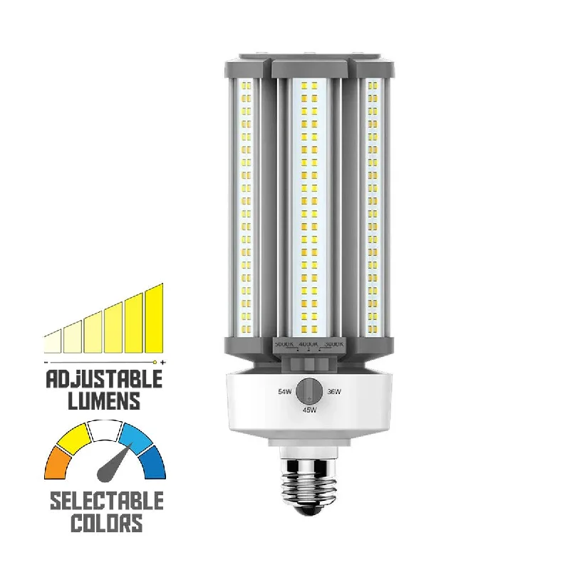 Industrial Lighting for Furniture FactoriesPost Top LED Lamp, 36W|45W|54W, 7850 Lumens, Selectable CCT, E26 Medium Base, 120-277V Industrial Lighting for Furniture FactoriesPost Top LED Lamp, 36W|45W|54W, 7850 Lumens, Selectable CCT, E26 Medium Base, 120-277V