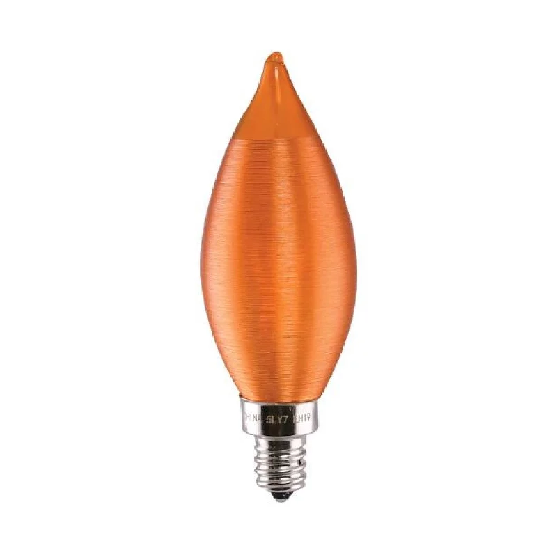 Explosion - Proof Industrial Lighting for Hazardous LocationsCA11 Filament LED Bulb, 4W, 200lm, 2100K, 40W Equal, E12 Candelabra Base, Satin Spun Amber Explosion - Proof Industrial Lighting for Hazardous LocationsCA11 Filament LED Bulb, 4W, 200lm, 2100K, 40W Equal, E12 Candelabra Base, Satin Spun Amber