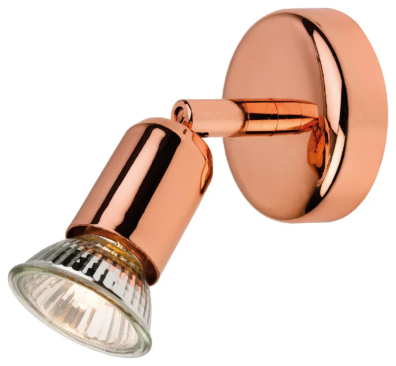 Waterproof track lighting for bathroomsRunner Single Spot Copper