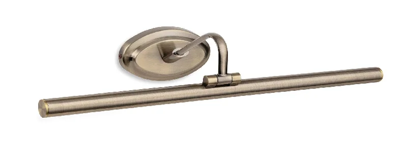 Modern track lighting with LED bulbsLED Picture Light - 560mm Antique Brass