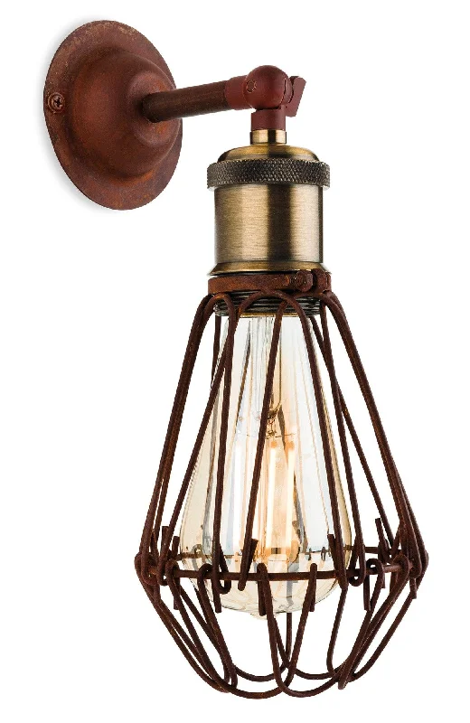 Track lighting for rental propertiesArcade Single Wall Rustic Brown