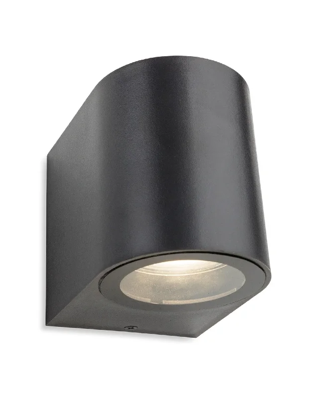Modern track lighting with LED bulbsAce Single Wall Graphite Resin