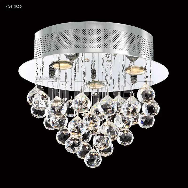 High - lumen track lighting for bright spacesJames R. Moder Small Crystal Rain Flush Mount Chandelier High - lumen track lighting for bright spacesJames R. Moder Small Crystal Rain Flush Mount Chandelier