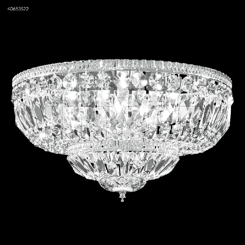 Track lighting with swivel heads for precise aimingJames R Moder 18 inch Gallery Flush Mount Fixture