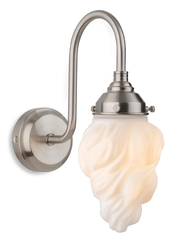 Track lighting for creating a moody atmosphererustic farmhouse wall lamps with wooden accents for cozy bedroomsFlame Wall Light Brushed Steel c/w White Flame Glass Track lighting for creating a moody atmosphererustic farmhouse wall lamps with wooden accents for cozy bedroomsFlame Wall Light Brushed Steel c/w White Flame Glass