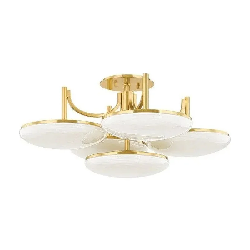 Track lighting for updating office lobbiesBregman LED Semi Flush Mount