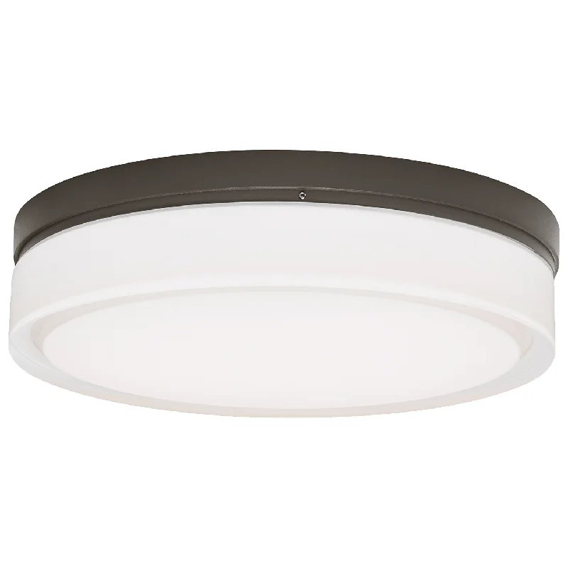 Track lighting with frosted glass shadesCirque Large Flush Mount