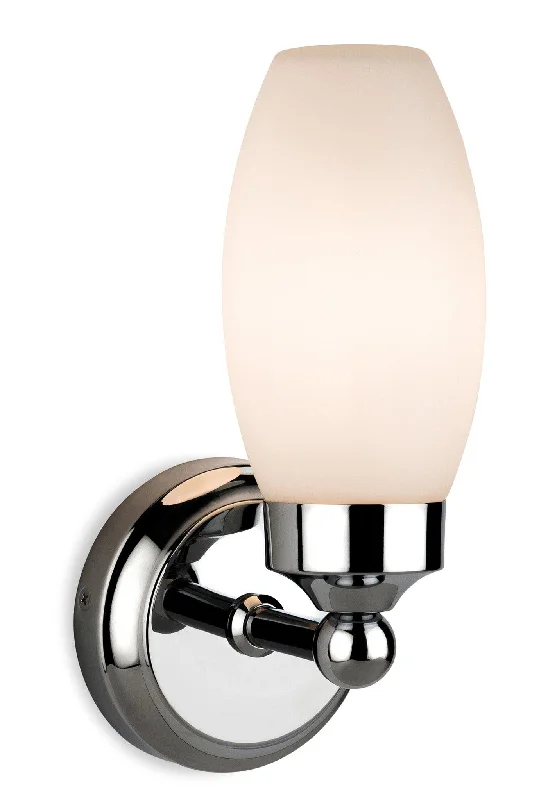 Track lighting for museums and galleriesReef Single Wall Chrome with Opal Glass