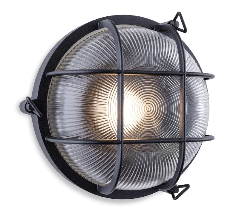 Track lighting for accentuating artworksTurin Bulkhead - Round Black