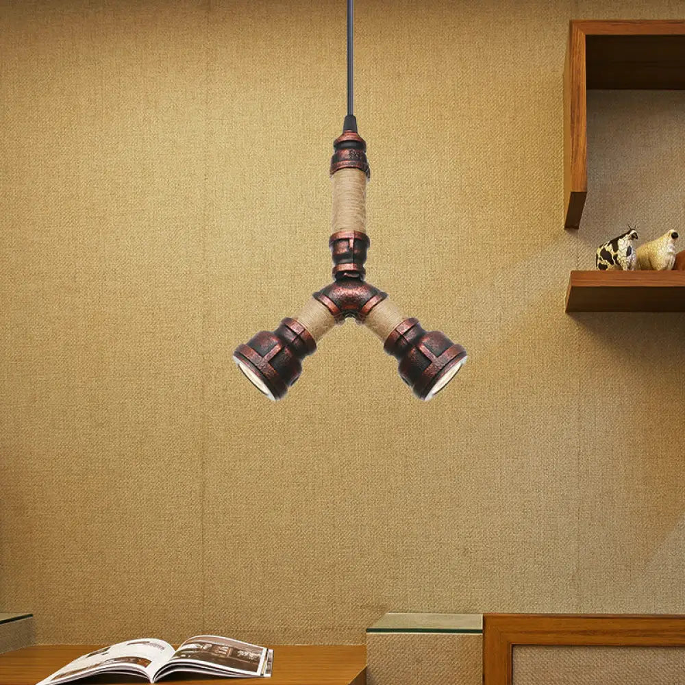Small Chandeliers for Compact RoomsSmall Chandeliers for Compact RoomsVintage Water Pipe Chandelier with 2/3 Hanging Pendant Lights in Rust, 8"/9"/10" Width Small Chandeliers for Compact RoomsSmall Chandeliers for Compact RoomsVintage Water Pipe Chandelier with 2/3 Hanging Pendant Lights in Rust, 8"/9"/10" Width