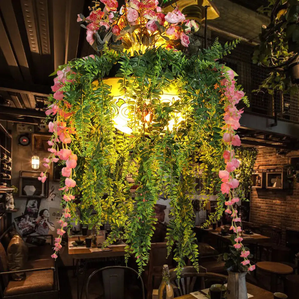 Chandeliers with Colored Glass for a Splash of ColorChandeliers with Colored Glass for a Splash of ColorIndustrial Green Dome Shade Chandelier with Frosted Glass - 4 Heads, Perfect for Restaurants and Plants