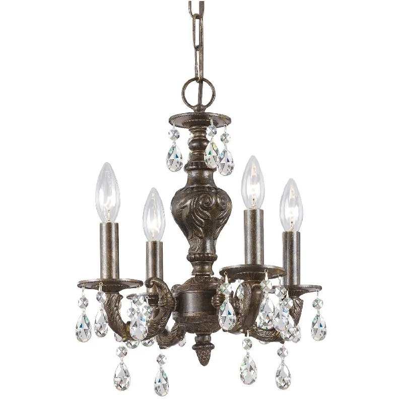Ceiling - Mounted Chandeliers for Standard CeilingsCeiling - Mounted Chandeliers for Standard CeilingsParis Market 4 Light Clear Crystal Venetian Bronze Mini Chandelier Ceiling - Mounted Chandeliers for Standard CeilingsCeiling - Mounted Chandeliers for Standard CeilingsParis Market 4 Light Clear Crystal Venetian Bronze Mini Chandelier