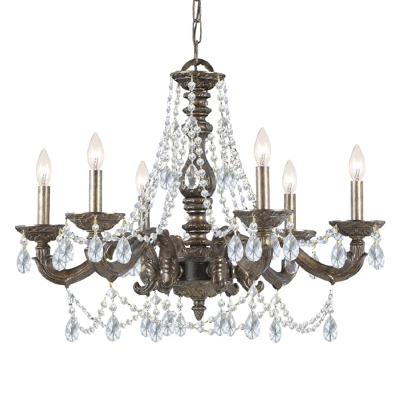 Chandeliers with Colored Glass for a Splash of ColorChandeliers with Colored Glass for a Splash of ColorParis Market 6 Light Clear Crystal Venetian Bronze Chandelier Chandeliers with Colored Glass for a Splash of ColorChandeliers with Colored Glass for a Splash of ColorParis Market 6 Light Clear Crystal Venetian Bronze Chandelier