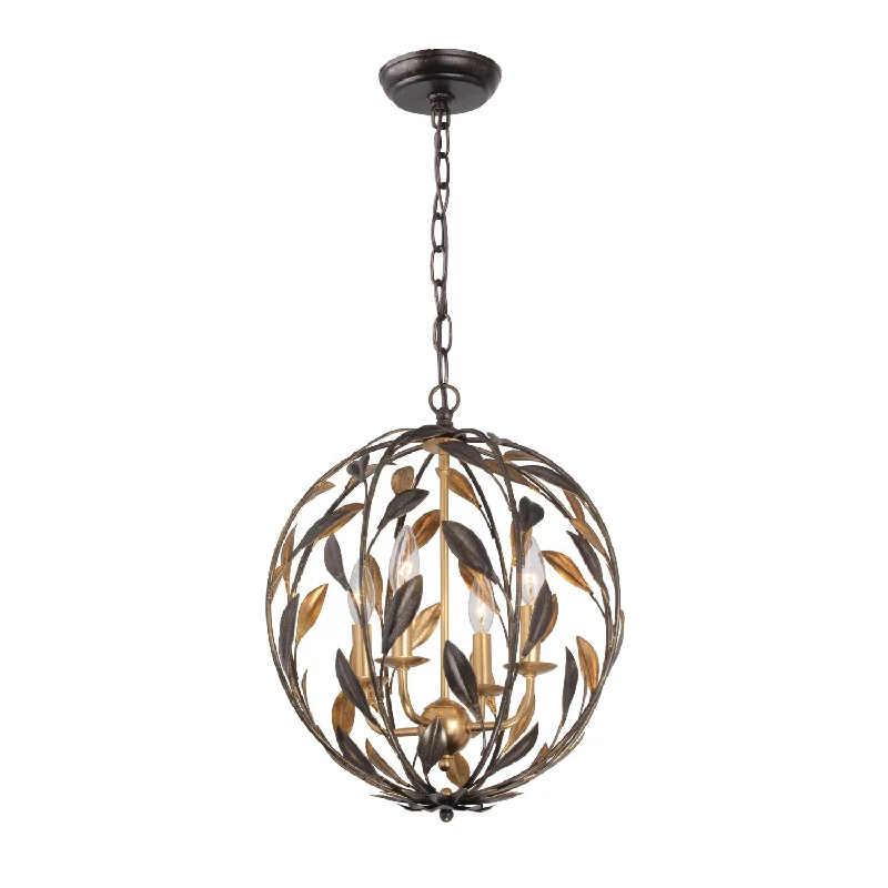 Chandeliers with Frosted Glass for a Softer Light DiffusionChandeliers with Frosted Glass for a Softer Light DiffusionBroche 4 Light English Bronze + Antique Gold Sphere Mini Chandelier Chandeliers with Frosted Glass for a Softer Light DiffusionChandeliers with Frosted Glass for a Softer Light DiffusionBroche 4 Light English Bronze + Antique Gold Sphere Mini Chandelier