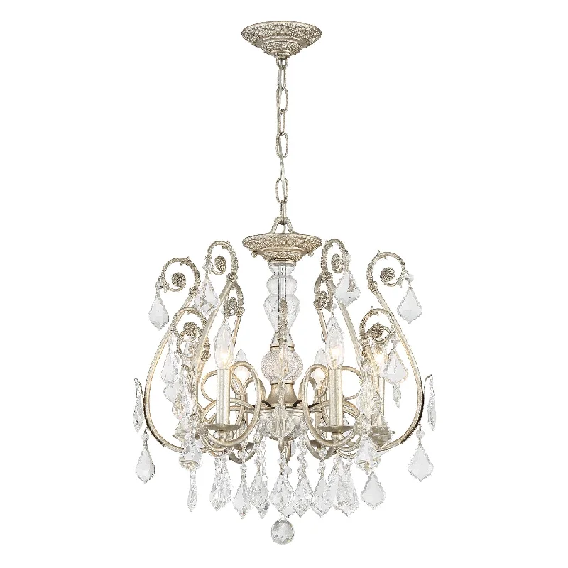 LED Chandeliers for Energy - Efficient LightingLED Chandeliers for Energy - Efficient LightingRegis 6 Light Spectra Crystal Olde Silver Chandelier