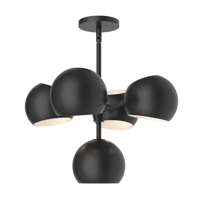 Chandeliers for Low Ceilings to Avoid OvercrowdingChandeliers for Low Ceilings to Avoid OvercrowdingAlora Mood CH648518 Willow 5-lt 18" Chandelier