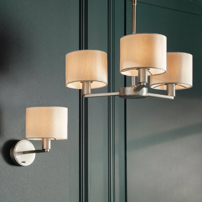 Chandeliers with Clear Crystal for a Sparkling EffectChandeliers with Clear Crystal for a Sparkling EffectDaley 3-Light Pendant Ceiling Light & White Shades Chandeliers with Clear Crystal for a Sparkling EffectChandeliers with Clear Crystal for a Sparkling EffectDaley 3-Light Pendant Ceiling Light & White Shades