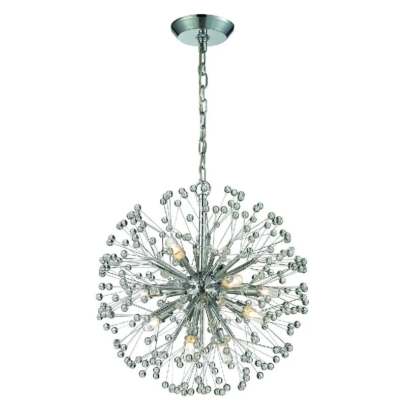 Chandeliers with Metal Frames in Gold FinishChandeliers with Metal Frames in Gold FinishELK 11545 Starburst 9-lt 18" Chandelier
