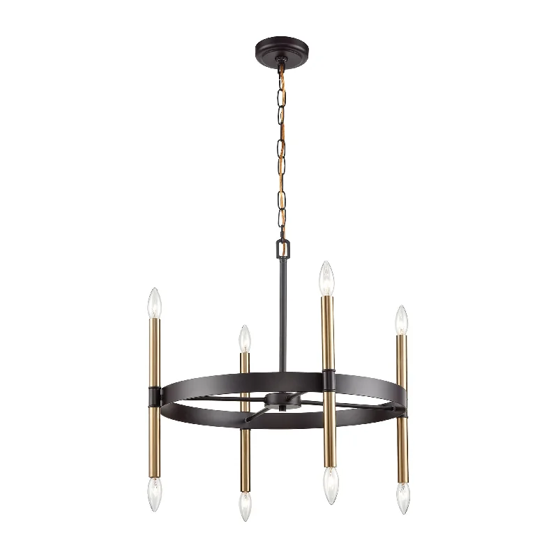 Chandeliers with Metal Frames in Copper FinishChandeliers with Metal Frames in Copper FinishNotre Dame 6-Light Chandelier