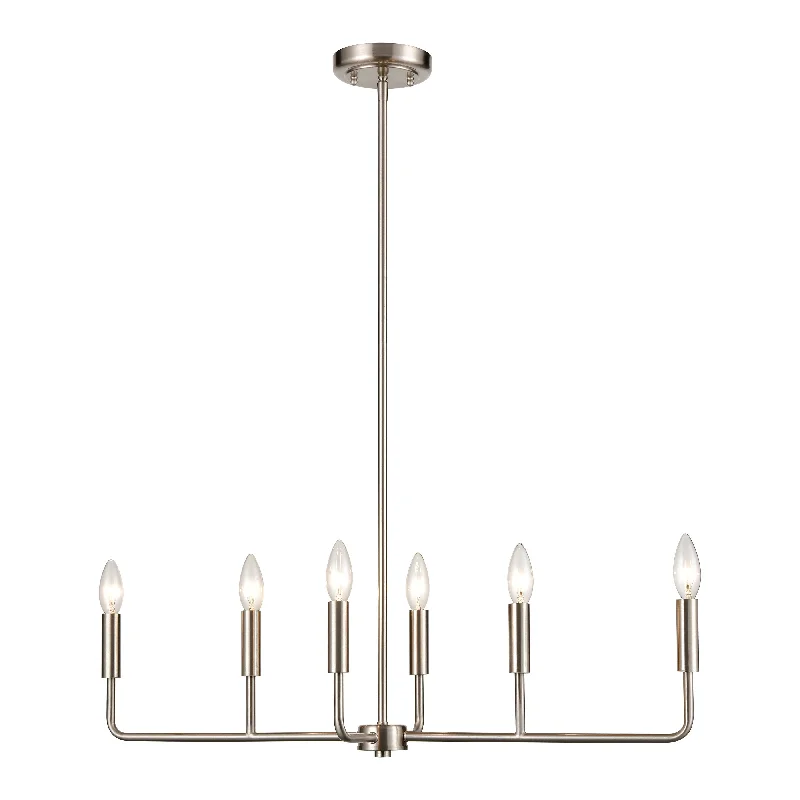 Chandeliers with Metal Frames in Gold FinishChandeliers with Metal Frames in Gold FinishPark Slope 31" Wide 6-Light Chandelier