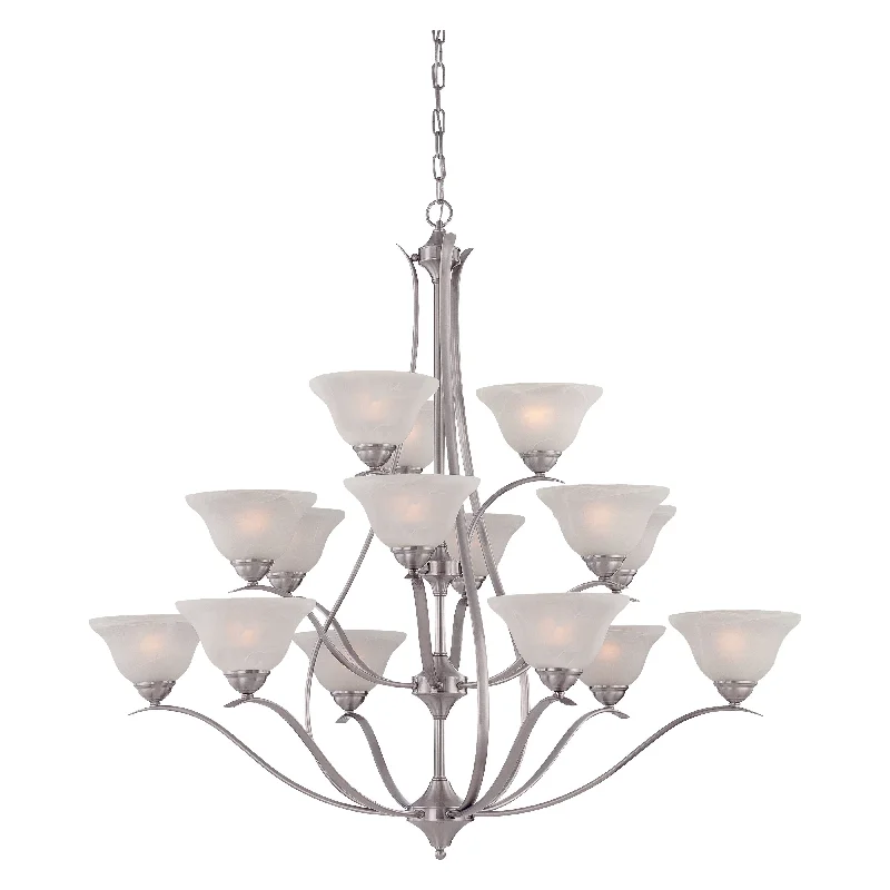 Large Chandeliers for Grand Halls and FoyersLarge Chandeliers for Grand Halls and FoyersPrestige 48" Wide 15-Light Chandelier Large Chandeliers for Grand Halls and FoyersLarge Chandeliers for Grand Halls and FoyersPrestige 48" Wide 15-Light Chandelier