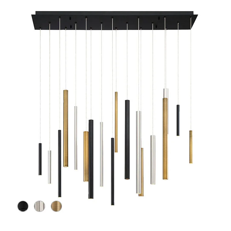 Chandeliers with Adjustable Arms for Directional LightingChandeliers with Adjustable Arms for Directional LightingEurofase 31446 Santana 18-lt 42" LED Linear Chandelier Chandeliers with Adjustable Arms for Directional LightingChandeliers with Adjustable Arms for Directional LightingEurofase 31446 Santana 18-lt 42" LED Linear Chandelier