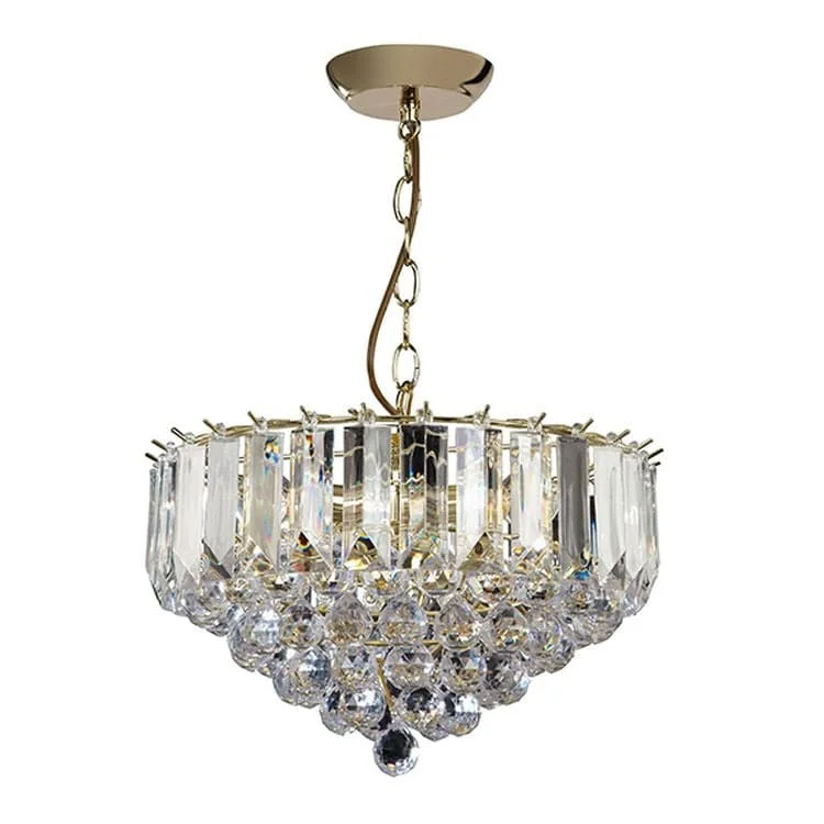 Chandeliers for Living Rooms to Create a Focal PointChandeliers for Living Rooms to Create a Focal PointFargo 3-Light Pendant Ceiling Light Brass
