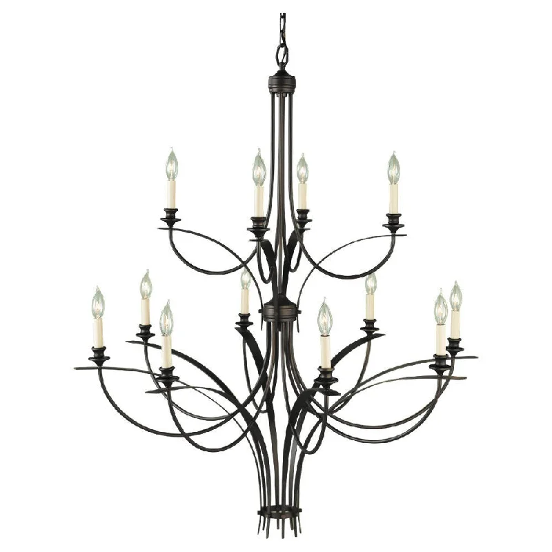 Ceiling - Mounted Chandeliers for Standard CeilingsCeiling - Mounted Chandeliers for Standard CeilingsFeiss Boulevard 12- light Oil Rubbed Bronze Multi Tier Chandelier