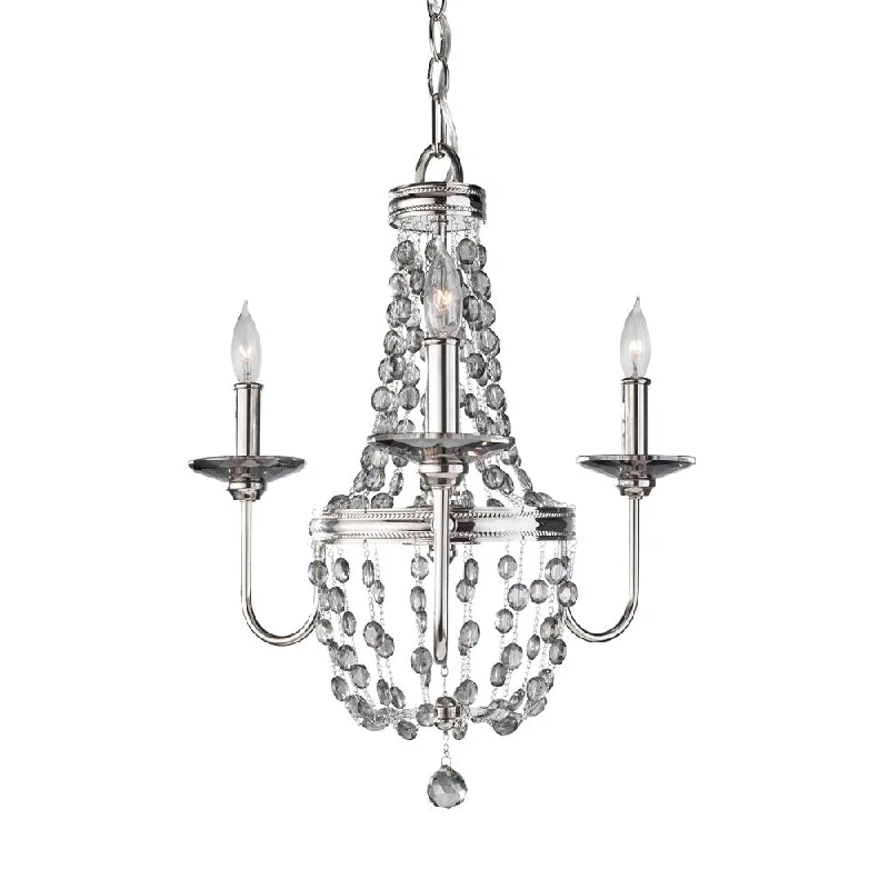 Traditional Brass Chandeliers for Classic InteriorsTraditional Brass Chandeliers for Classic InteriorsFeiss Malia 3 Light Polished Nickel Chandelier - Polished Nickel Traditional Brass Chandeliers for Classic InteriorsTraditional Brass Chandeliers for Classic InteriorsFeiss Malia 3 Light Polished Nickel Chandelier - Polished Nickel