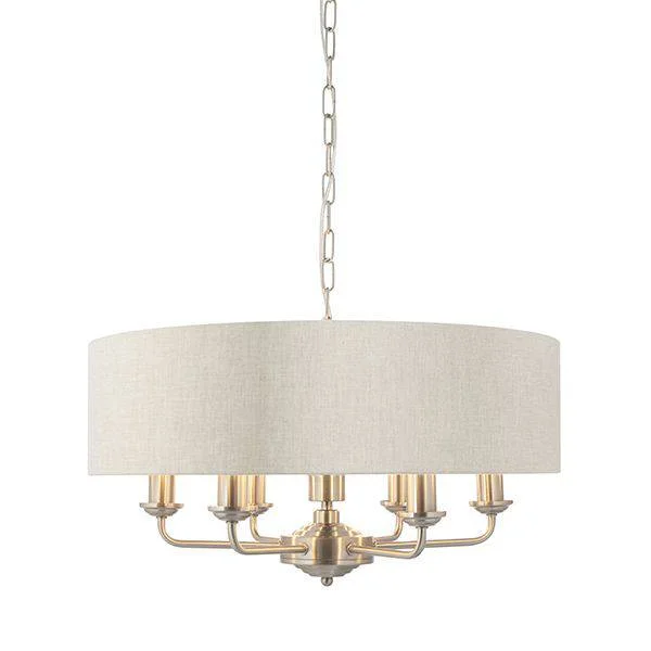 Chandeliers with Metal Frames in Copper FinishChandeliers with Metal Frames in Copper FinishHighclere 6-Light Pendant Ceiling Light with Natural Linen Shade Chandeliers with Metal Frames in Copper FinishChandeliers with Metal Frames in Copper FinishHighclere 6-Light Pendant Ceiling Light with Natural Linen Shade