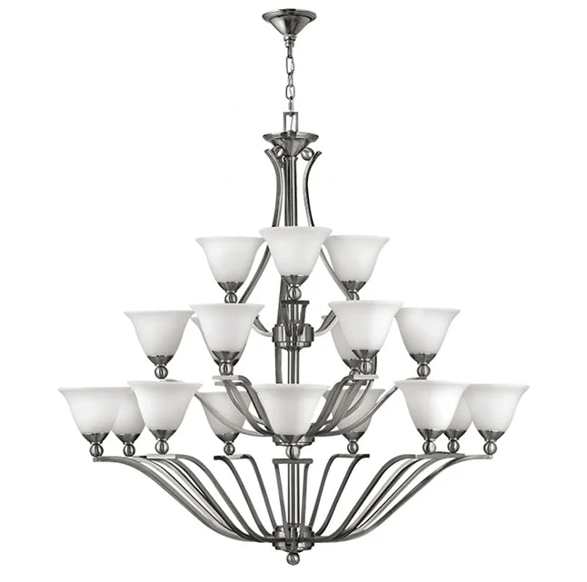 Chandeliers with Metal Frames in Silver FinishChandeliers with Metal Frames in Silver FinishHinkley 4659 Bolla 18-lt 48" LED Chandelier Chandeliers with Metal Frames in Silver FinishChandeliers with Metal Frames in Silver FinishHinkley 4659 Bolla 18-lt 48" LED Chandelier