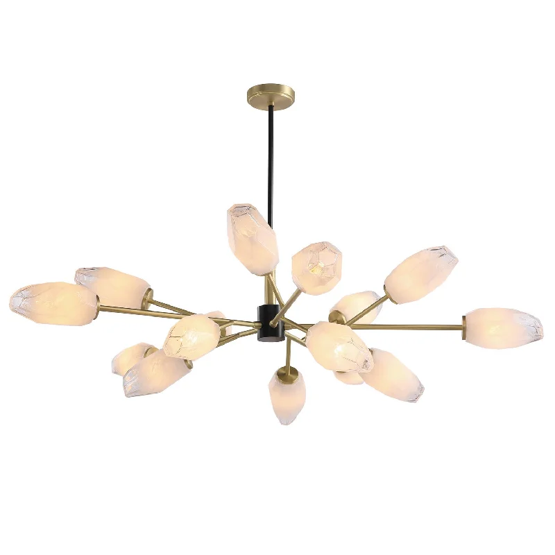 Modern Crystal Chandeliers for Contemporary HomesModern Crystal Chandeliers for Contemporary HomesKanova & Co. Glacier KCH0114-15NB Chandelier Light - Louise Brass Modern Crystal Chandeliers for Contemporary HomesModern Crystal Chandeliers for Contemporary HomesKanova & Co. Glacier KCH0114-15NB Chandelier Light - Louise Brass