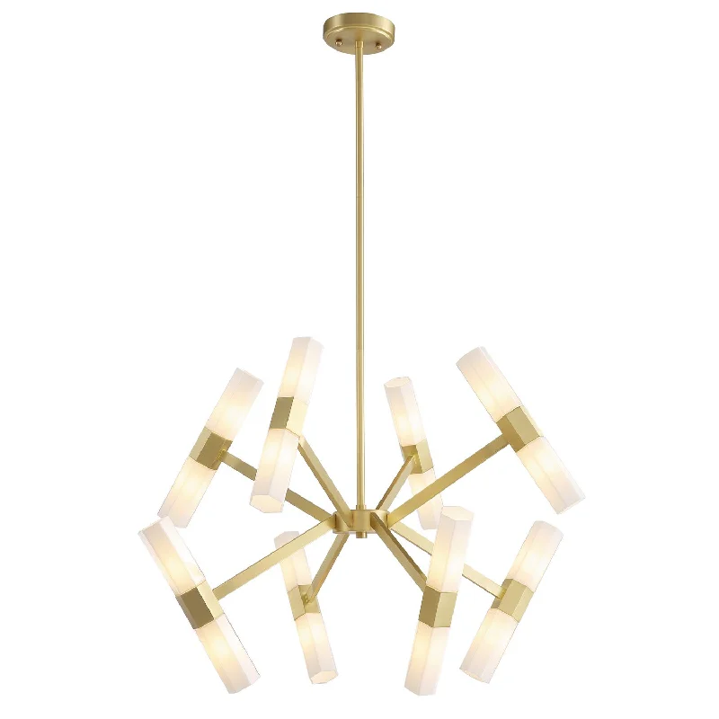 Chandeliers with Frosted Glass for a Softer Light DiffusionChandeliers with Frosted Glass for a Softer Light DiffusionKanova & Co. Marciano KCH0115-16NB Chandelier Light - Louise Brass Chandeliers with Frosted Glass for a Softer Light DiffusionChandeliers with Frosted Glass for a Softer Light DiffusionKanova & Co. Marciano KCH0115-16NB Chandelier Light - Louise Brass