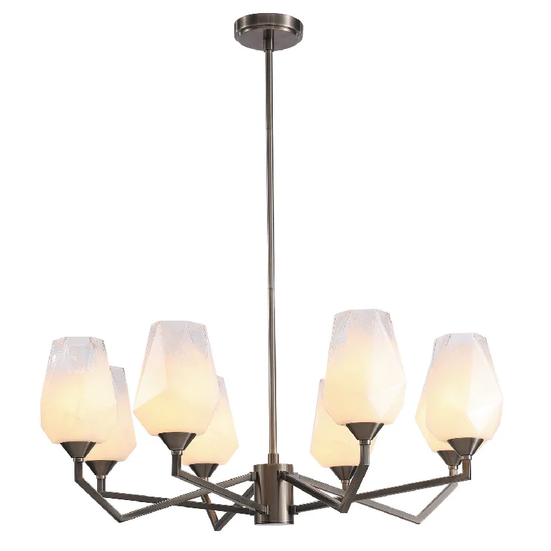Minimalist Chandeliers for Sleek and Simple InteriorsMinimalist Chandeliers for Sleek and Simple InteriorsKanova & Co. Altomonte KCH0118R-8GN Chandelier Light - Giovanni Nickel Minimalist Chandeliers for Sleek and Simple InteriorsMinimalist Chandeliers for Sleek and Simple InteriorsKanova & Co. Altomonte KCH0118R-8GN Chandelier Light - Giovanni Nickel